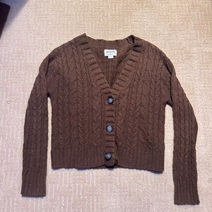 American Eagle Outfitters brown Cardigan